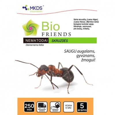 Nematodai SKRUZDĖMS (S. feltia) 250mln/5 a